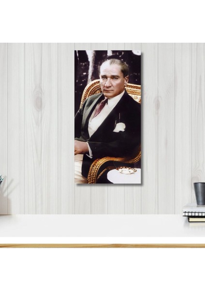 Kanvas Tablo Dijital Baskı Renkli Atatürk Tablo Salon Duvar Tablosu