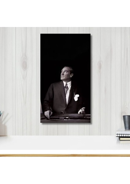 Kanvas Tablo Dijital Baskı Klasik Atatürk Tablo Salon Duvar Tablosu