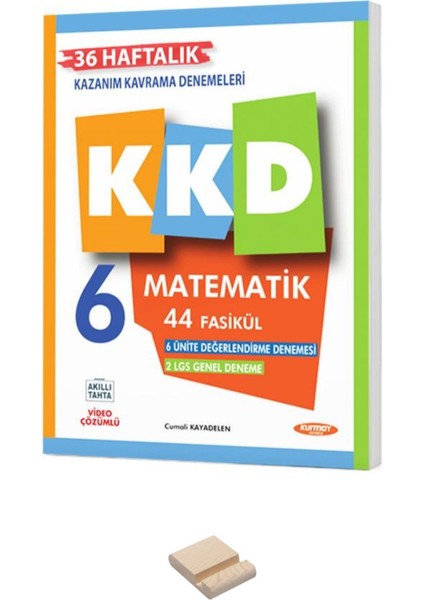 6. Sınıf Matematik Haftalık Kazanım Denemeleri + Telefon Standı