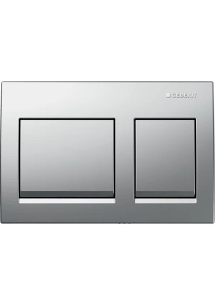 Kumanda Kapağı ALPHA35 - Çift Basmalı - Parlak Krom