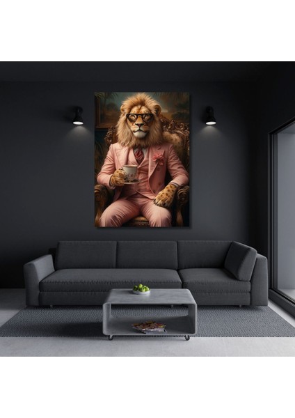 Hd Digital Baskı Aslan Desenli Kanvas Tablo Ofis Ev Tablosu fiyatları