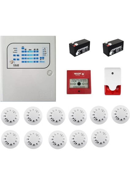 11 Li Yangın Alarm Seti