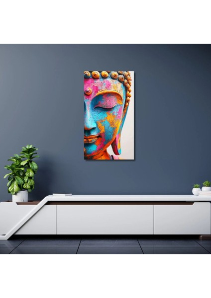 Hd Digital Baskı Kanvas Tablo Budda Desenli Yeni Nesil Kanvas Duvar Tablosu