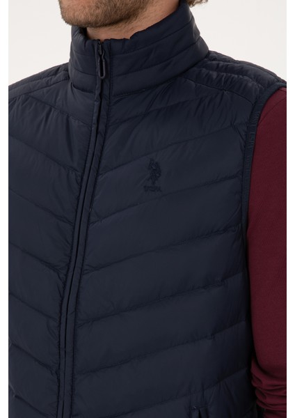 Erkek Lacivert Yelek (Dokuma) 50310045-VR033