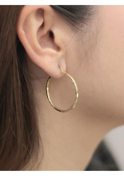 14 Ayar Altın Vascon Halka Küpe fiyatları