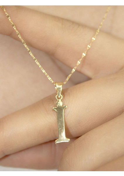 ZEYNEPLİ GOLD 14 Ayar Altın Şirin İ Harfli Kolye fırsatları