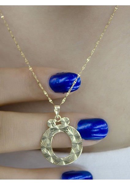 ZEYNEPLİ GOLD 14 Ayar Altın Press Füzyon Ö Harfli Kolye fırsatları