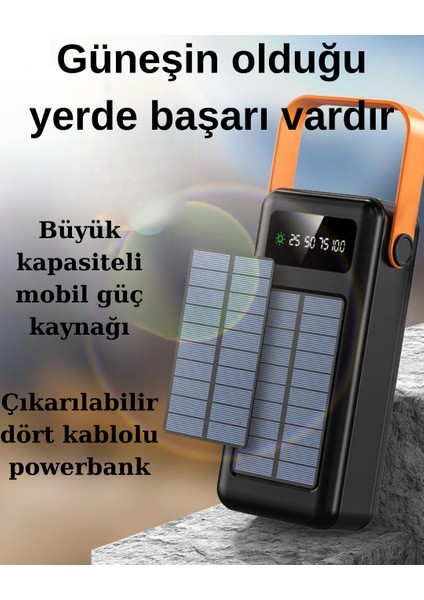 80.000 Mah Solar Powerbank – Güneş Enerjili Taşınabilir Şarj Cihazı | Hızlı Şarj & Çoklu Çıkış fiyatları