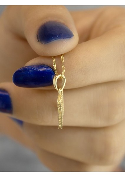 ZEYNEPLİ GOLD 14 Ayar Altın Küçük Füzyon R Harfli Kolye indirimleri