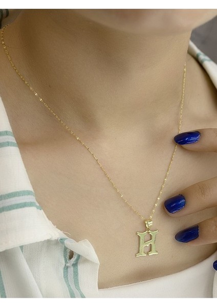 ZEYNEPLİ GOLD 14 Ayar Altın Şirin H Harfli Kolye fiyatları