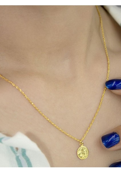 14 Ayar Altın Küçük Boy Tuğra Kolye indirimleri