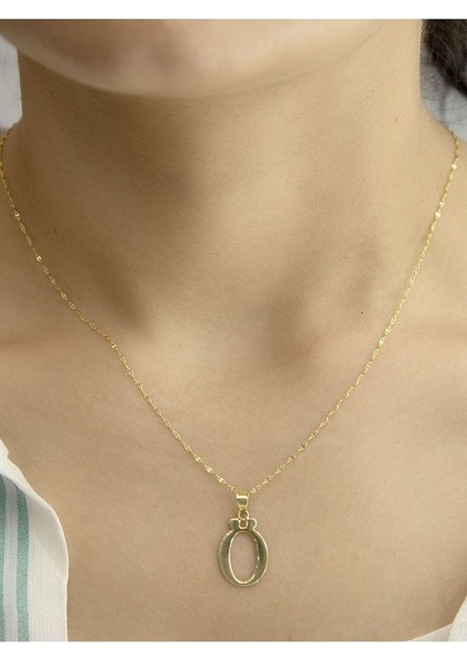 ZEYNEPLİ GOLD 14 Ayar Altın Şirin Ö Harfli Kolye fırsatları