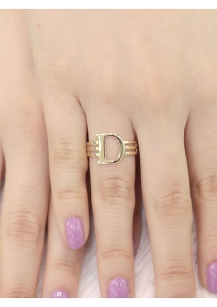 ZEYNEPLİ GOLD 14 Ayar Altın Kaburga D Harfli Yüzük