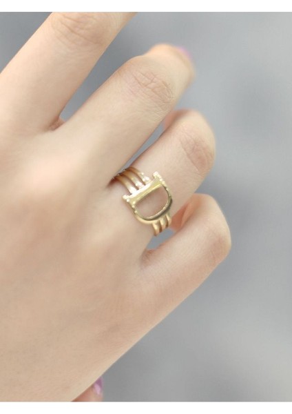 ZEYNEPLİ GOLD 14 Ayar Altın Kaburga D Harfli Yüzük fiyatları