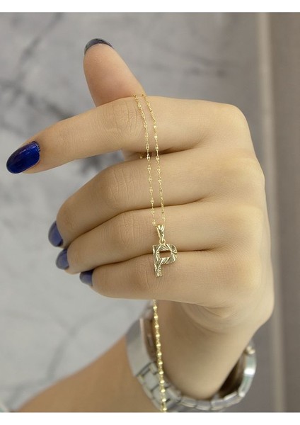 ZEYNEPLİ GOLD 14 Ayar Altın Küçük Füzyon P Harfli Kolye fırsatları