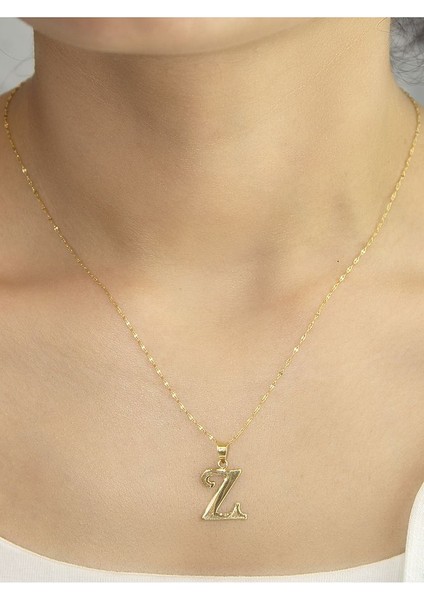 ZEYNEPLİ GOLD 14 Ayar Altın Şirin Z Harfli Kolye fırsatları