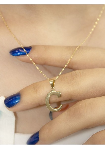 ZEYNEPLİ GOLD 14 Ayar Altın Şirin C Harfli Kolye fiyatları