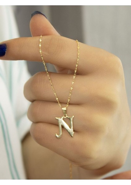 ZEYNEPLİ GOLD 14 Ayar Altın Şirin N Harfli Kolye fiyatları