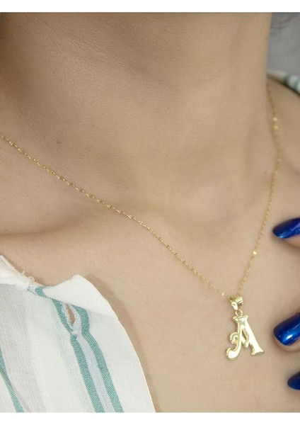 ZEYNEPLİ GOLD 14 Ayar Altın Şirin A Harfli Kolye fiyatları