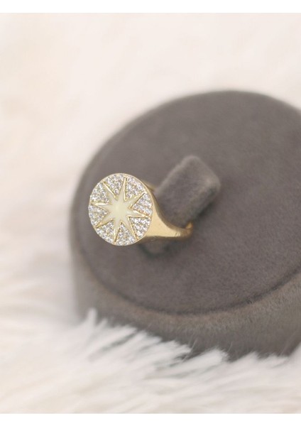 14 Ayar Altın Güneş Tasarımlı Yüzük fırsatları