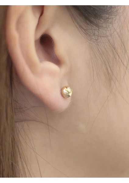 14 Ayar Altın Küçük Top Küpe fiyatları