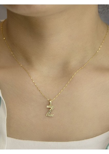 ZEYNEPLİ GOLD 14 Ayar Altın Küçük Füzyon Z Harfli Kolye fırsatları