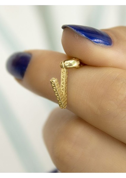 ZEYNEPLİ GOLD 14 Ayar Altın Küçük Füzyon V Harfli Kolye fırsatları