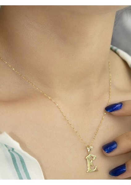 ZEYNEPLİ GOLD 14 Ayar Altın Şirin E Harfli Kolye fiyatları
