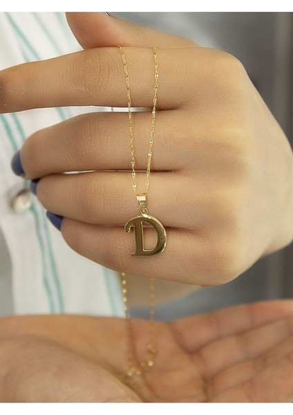 ZEYNEPLİ GOLD 14 Ayar Altın Şirin D Harfli Kolye fiyatları