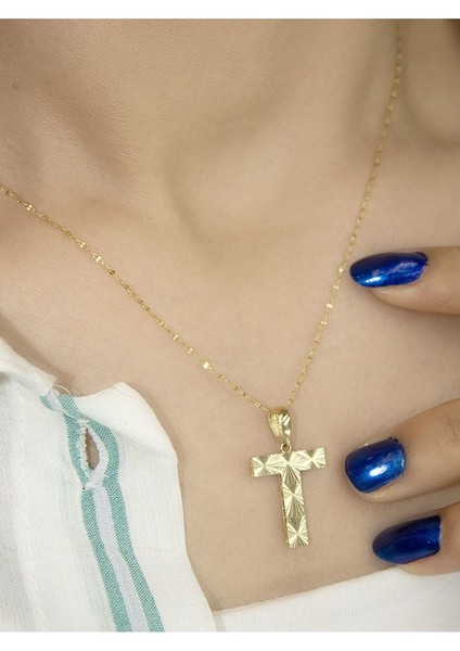 ZEYNEPLİ GOLD 14 Ayar Büyük Füzyon T Harfli Kolye fiyatları