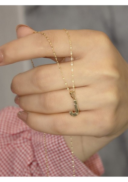 ZEYNEPLİ GOLD 14 Ayar Altın Küçük Füzyon J Harfli Kolye fiyatları