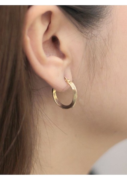 14 Ayar Altın Sarmal Soft Küpe fiyatları