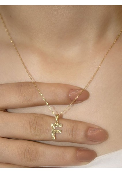 ZEYNEPLİ GOLD 14 Ayar Altın Küçük Füzyon F Harfli Kolye fiyatları