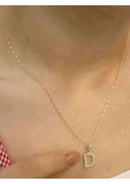 ZEYNEPLİ GOLD 14 Ayar Altın Küçük Füzyon D Harfli Kolye fiyatları