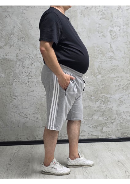 2245-BATTAL Beden 2 Iplik Şeritli Şort fiyatları