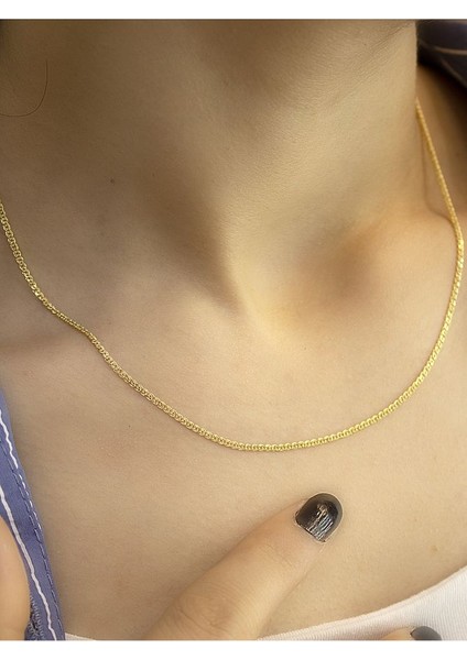 14 Ayar Altın Nonda Tasarım Zincir Kolye