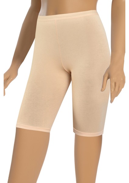 Kadın Diz Üstü Tayt Likralı Ince Bel Lastikli (%96 Pamuk - %4 Elastan)