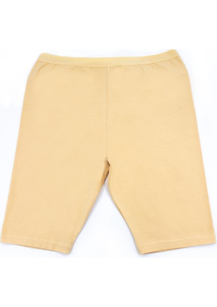 Kadın Diz Üstü Tayt Likralı Ince Bel Lastikli (%96 Pamuk - %4 Elastan)