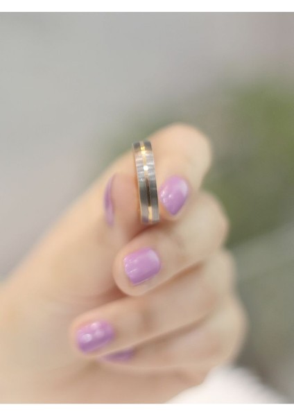 14 Ayar Altın Siyah Alyans Yüzük modelleri