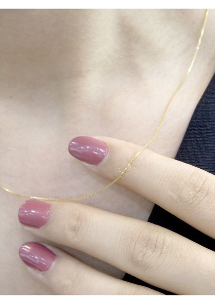 14 Ayar Altın Ince Küp Zincir Kolye fiyatları