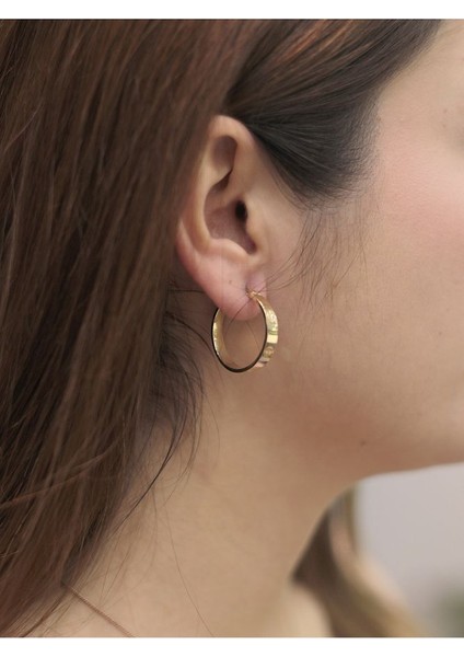 14 Ayar Altın Orta Boy Kartier Küpe fiyatları