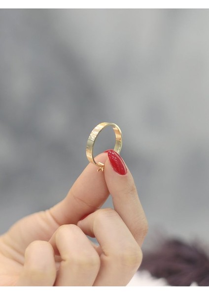 14 Ayar Altın Orta Boy Kartier Küpe modelleri