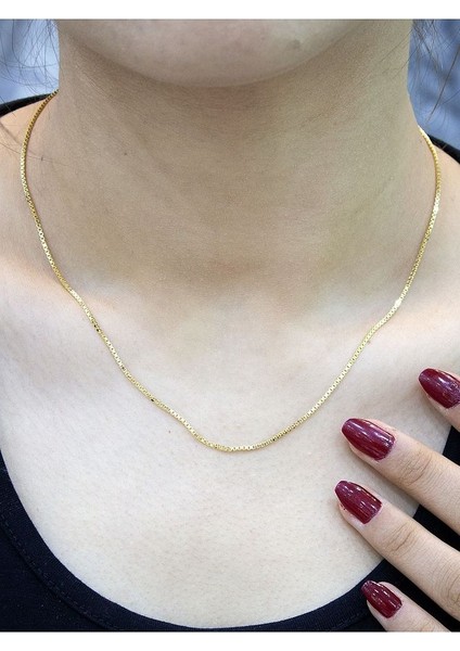 14 Ayar Altın Zarif Küp Zincir Kolye fiyatları