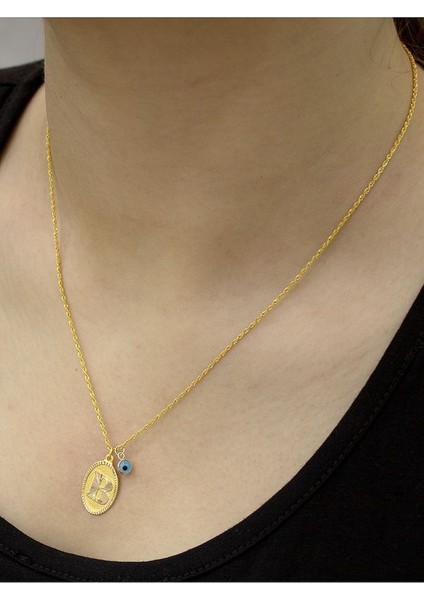 14 Ayar Altın B Harfli Kolye fırsatları