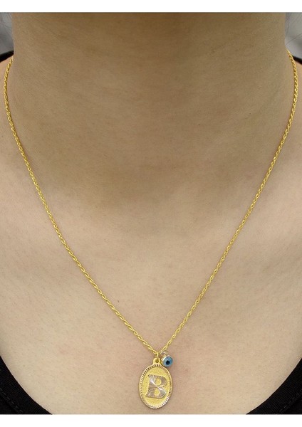 14 Ayar Altın B Harfli Kolye indirimleri