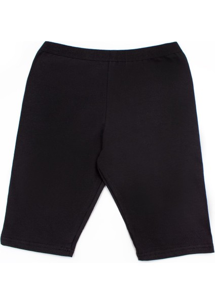 Kadın Diz Üstü Tayt Likralı Ince Bel Lastikli (%96 Pamuk - %4 Elastan)