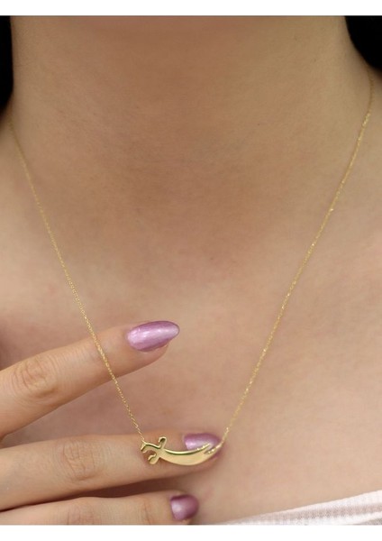 14 Ayar Altın Kılıç Tasarımlı Kolye modelleri