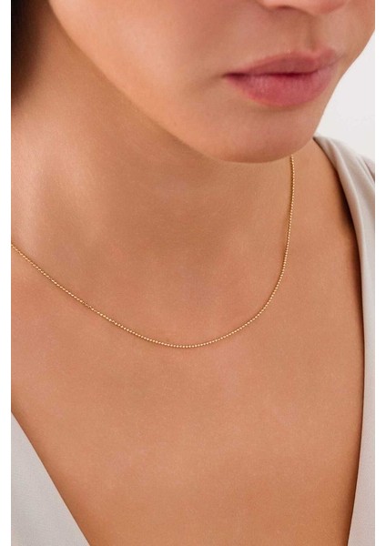 14 Ayar Altın Zarif Topçik Kolye fiyatları