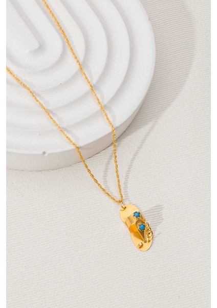 14 Ayar Altın Pabuç Figürlü Kolye modelleri