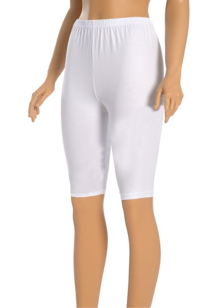 Kadın Diz Üstü Likralı Tayt (%96 Pamuk - %4 Elastan)